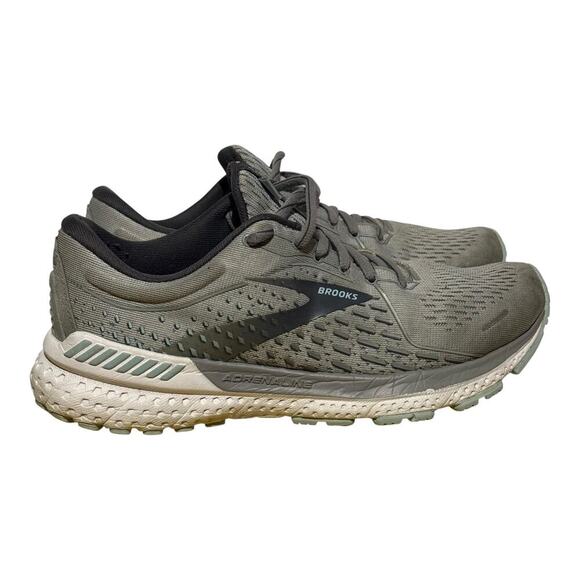 Brooks Shoes - Brooks Adrenaline GTS 21 Gray Running Shoes Women's Size 7.5 Stability Sneakers